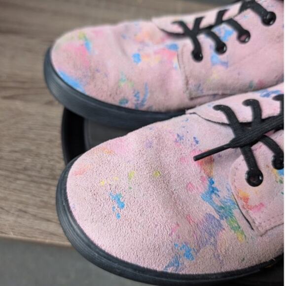 Dr. Martens Sheridan Women's Confetti Suede Casual Boots Size 9 Y2K Whimsygoth - Picture 8 of 11